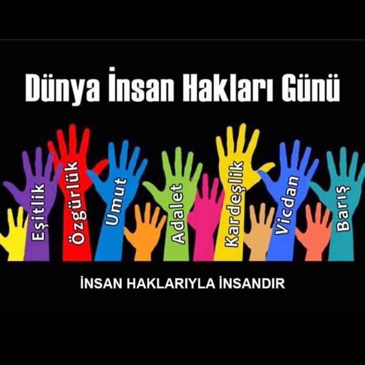 10 aralık Dünya İnsan Hakları Günü sözleri 2021 | Dünya İnsan Hakları Günü kutlama mesajları resimli, sözlü, uzun, kısa 2021