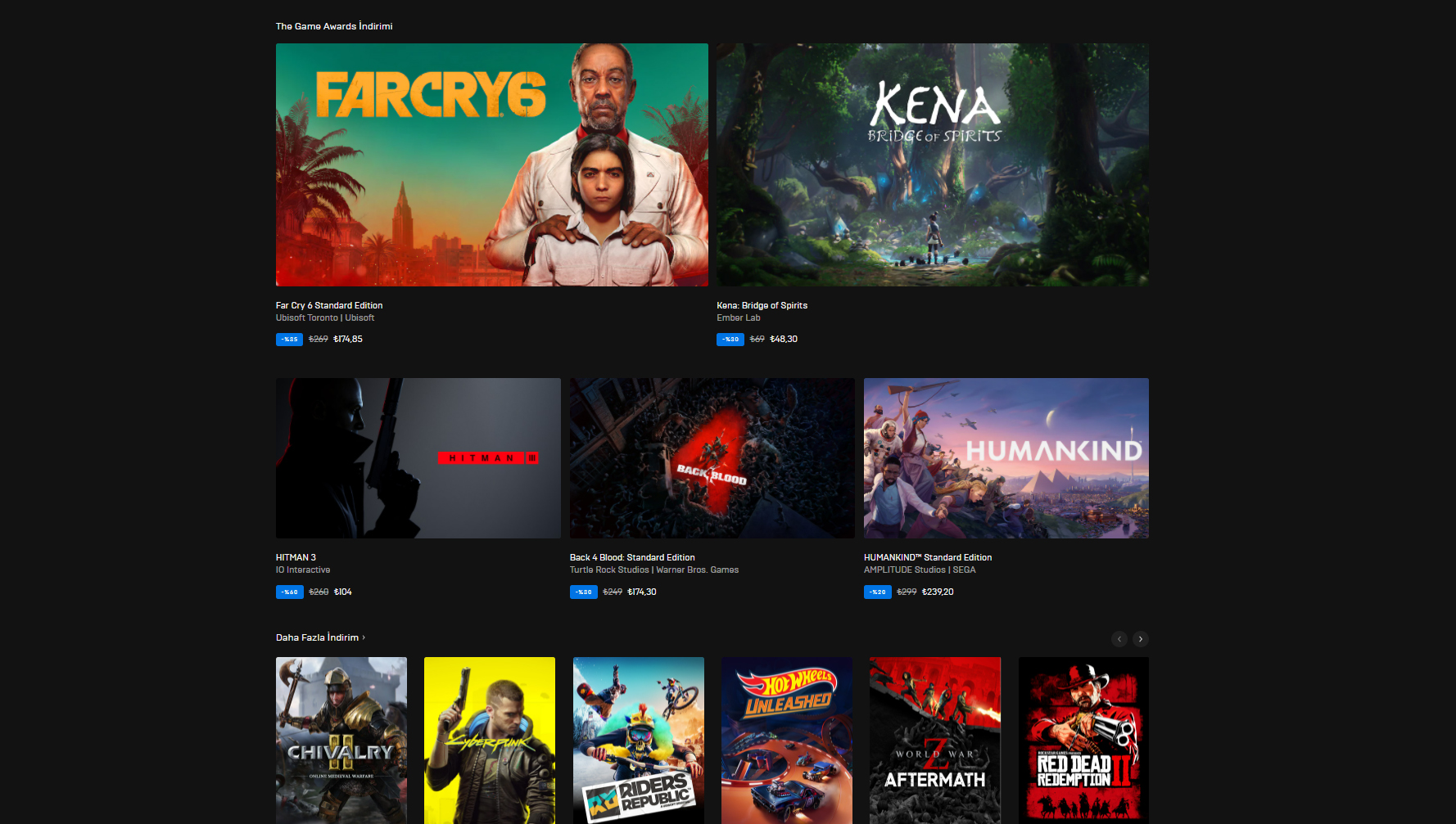 Epic Games The Game Awards indirimleri başladı mı, ne kadar indirim var? İşte 2021 Epic Games The Game Awards indirimleri