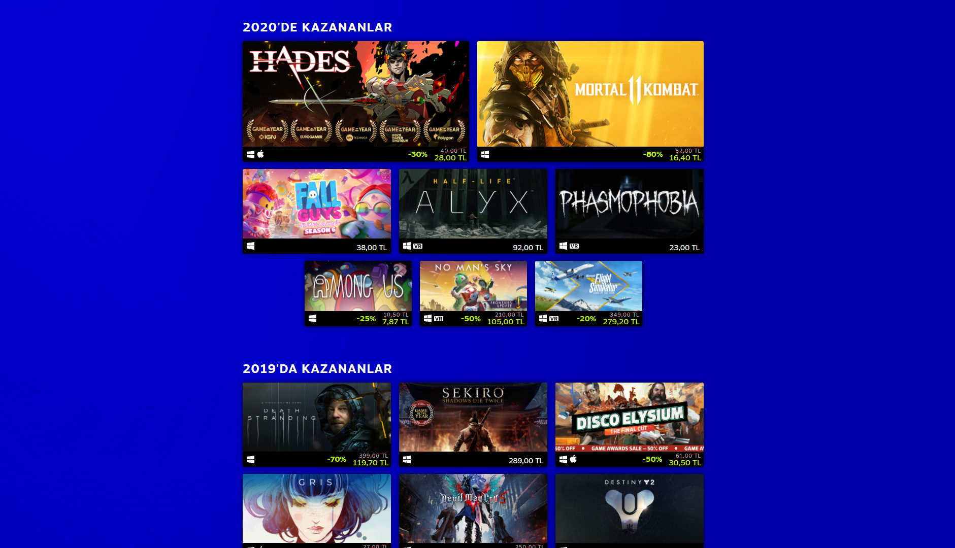 Steam The Game Awards indirimleri başladı mı, ne kadar indirim var? İşte 2021 Steam The Game Awards indirimleri