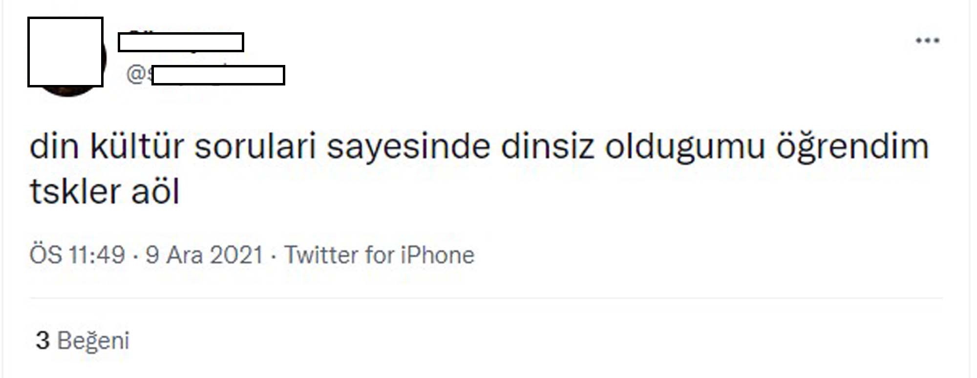 AÖL sınav yorumları Twitter 2021 | AÖL sınavı zor muydu, kolay mıydı 2021?