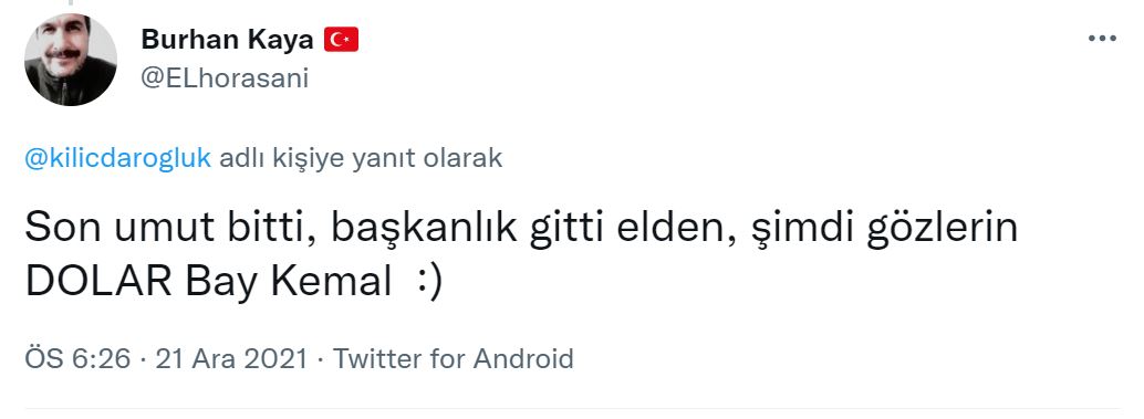 Şimdi gözlerin 'dolar' Bay Kemal! Cumhurbaşkanı Erdoğan'a yüklenen Kılıçdaroğlu'na sosyal medya kullanıcılarından tepki