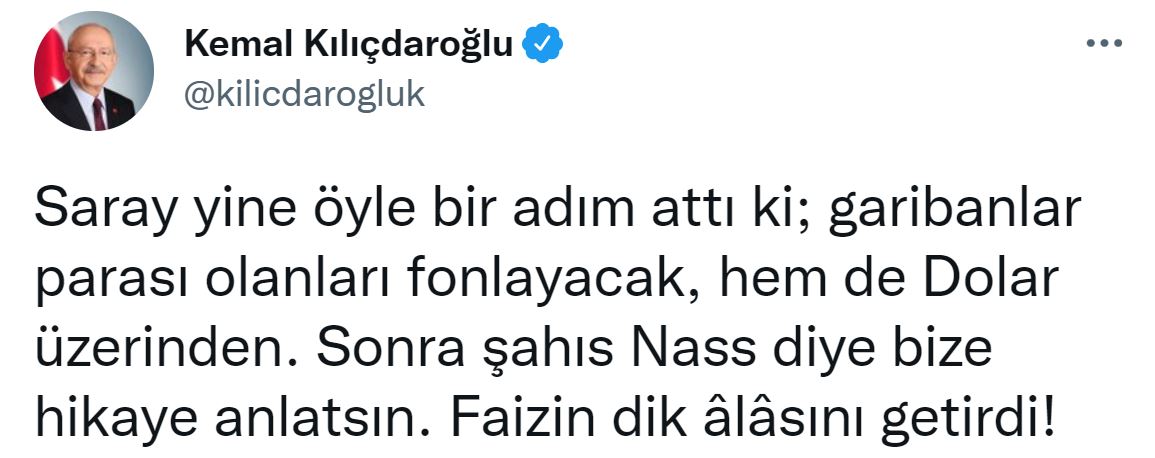 Şimdi gözlerin 'dolar' Bay Kemal! Cumhurbaşkanı Erdoğan'a yüklenen Kılıçdaroğlu'na sosyal medya kullanıcılarından tepki
