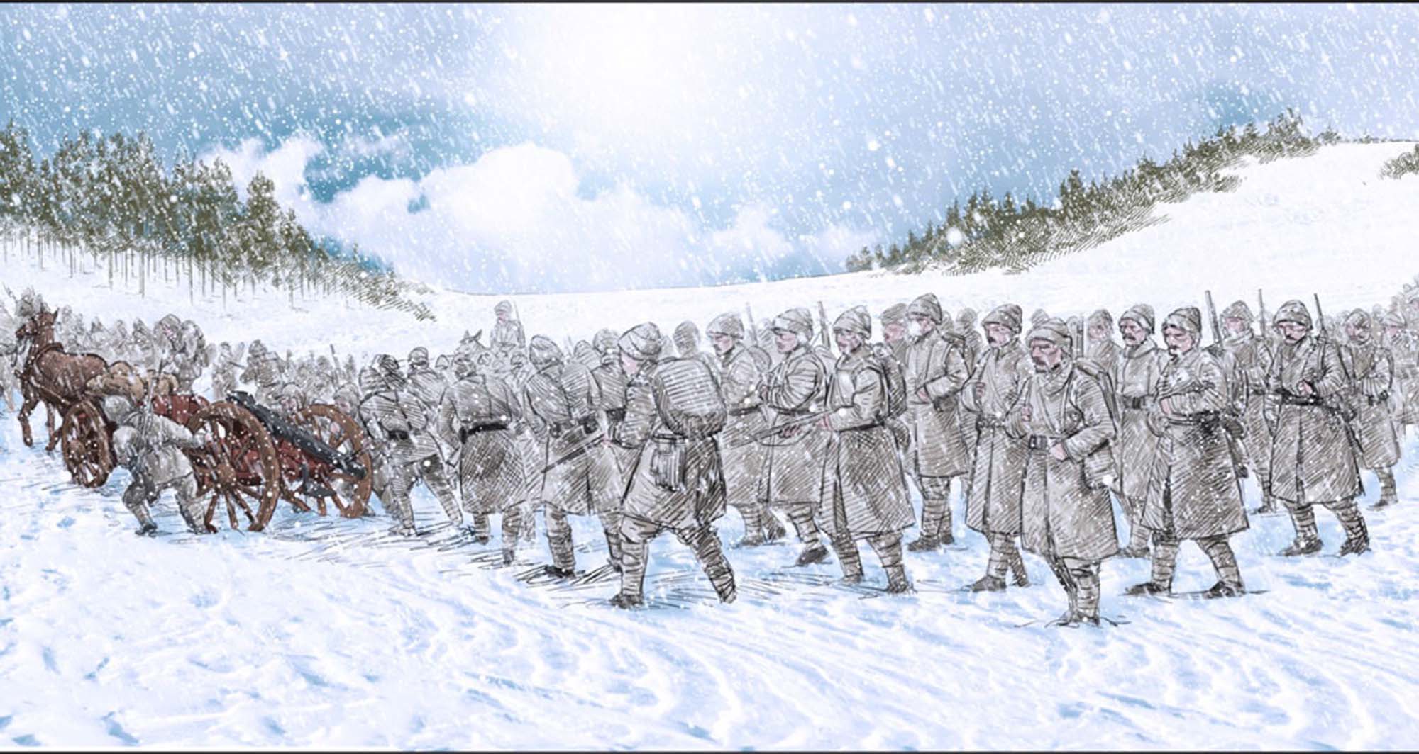 22 Aralık Sarıkamış şehitleri resmi | Sarıkamış şehitleri şiirleri, anma mesajları, görselleri