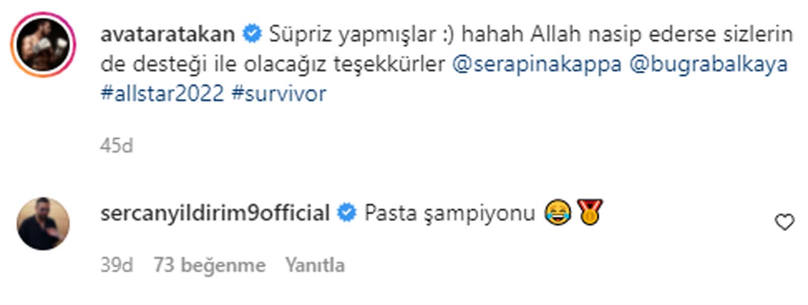 Survivor başlamadan Avatar Atakan ve Sercan Yıldırım arasında ipler gerildi! İddialı paylaşıma tartışma yaratacak yanıt geldi!