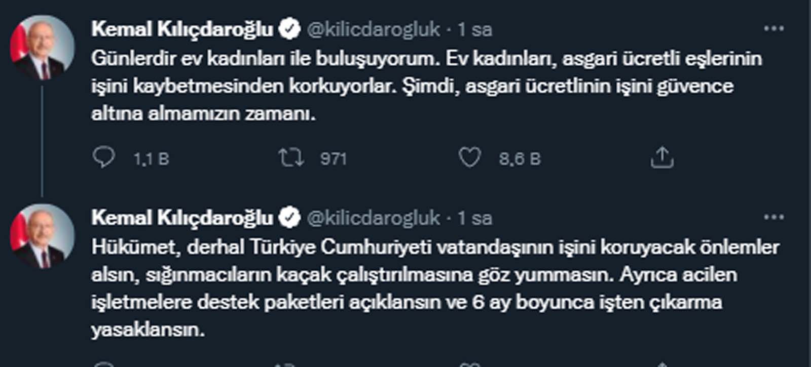 Asgari ücretlinin iş güvencesi için CHP lideri Kemal Kılıçdaroğlu'nun önerisi tartışma yarattı!