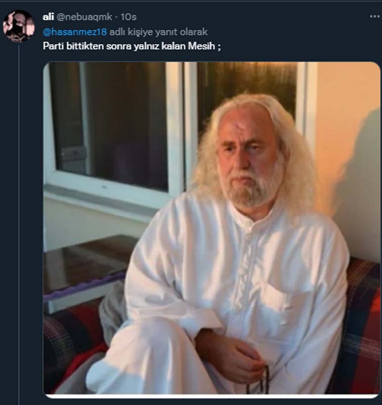 Kendini Mesih ilan eden Hasan Mezarcı Noel'i doğum günüymüşçesine kutladı! Sosyal medya yıkıldı! Esprili yorumlar okuyanları kahkahaya boğdu!