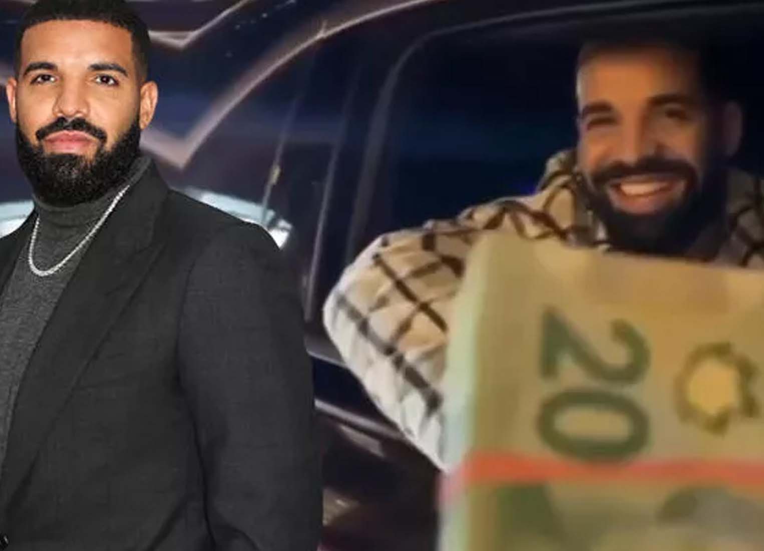 Noel günü için hiç tanımadığı insanlara para dağıttı! Ünlü şarkıcının o anları kameraya kaydedildi!