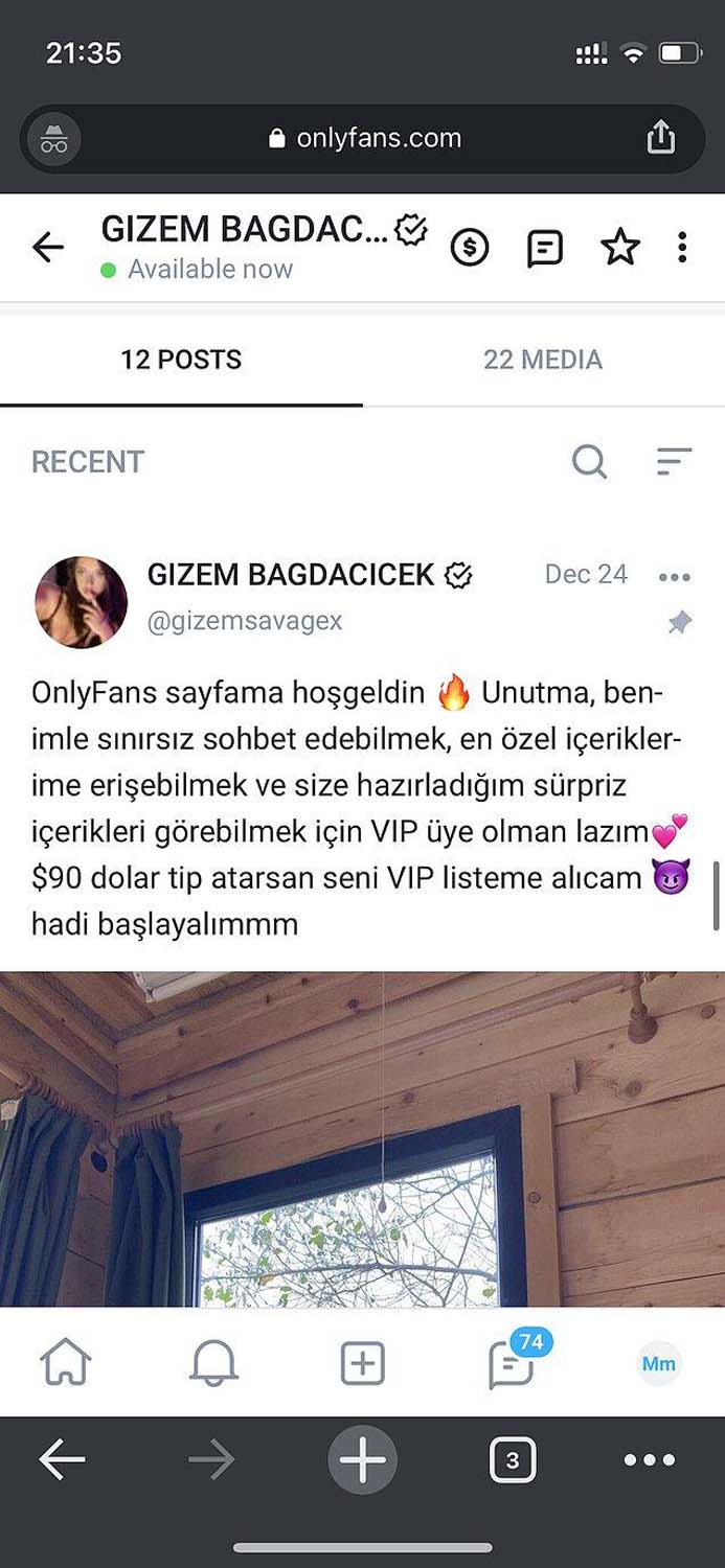 OnlyFans Gizem Bağdaçiçek kimdir? Nereli, kaç yaşında? İşte, Gizem Bağdaçiçek'in biyografisi...