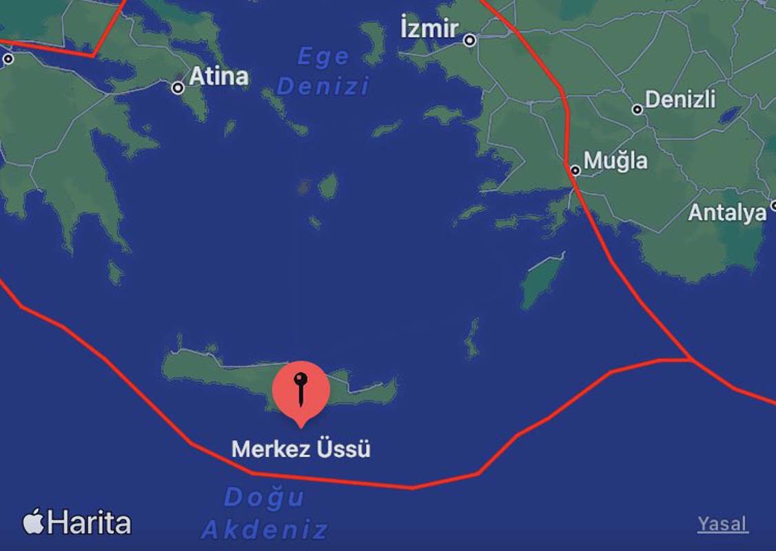 Son dakika| Akdeniz'de korkutan deprem! 5.7 ile sallandı!