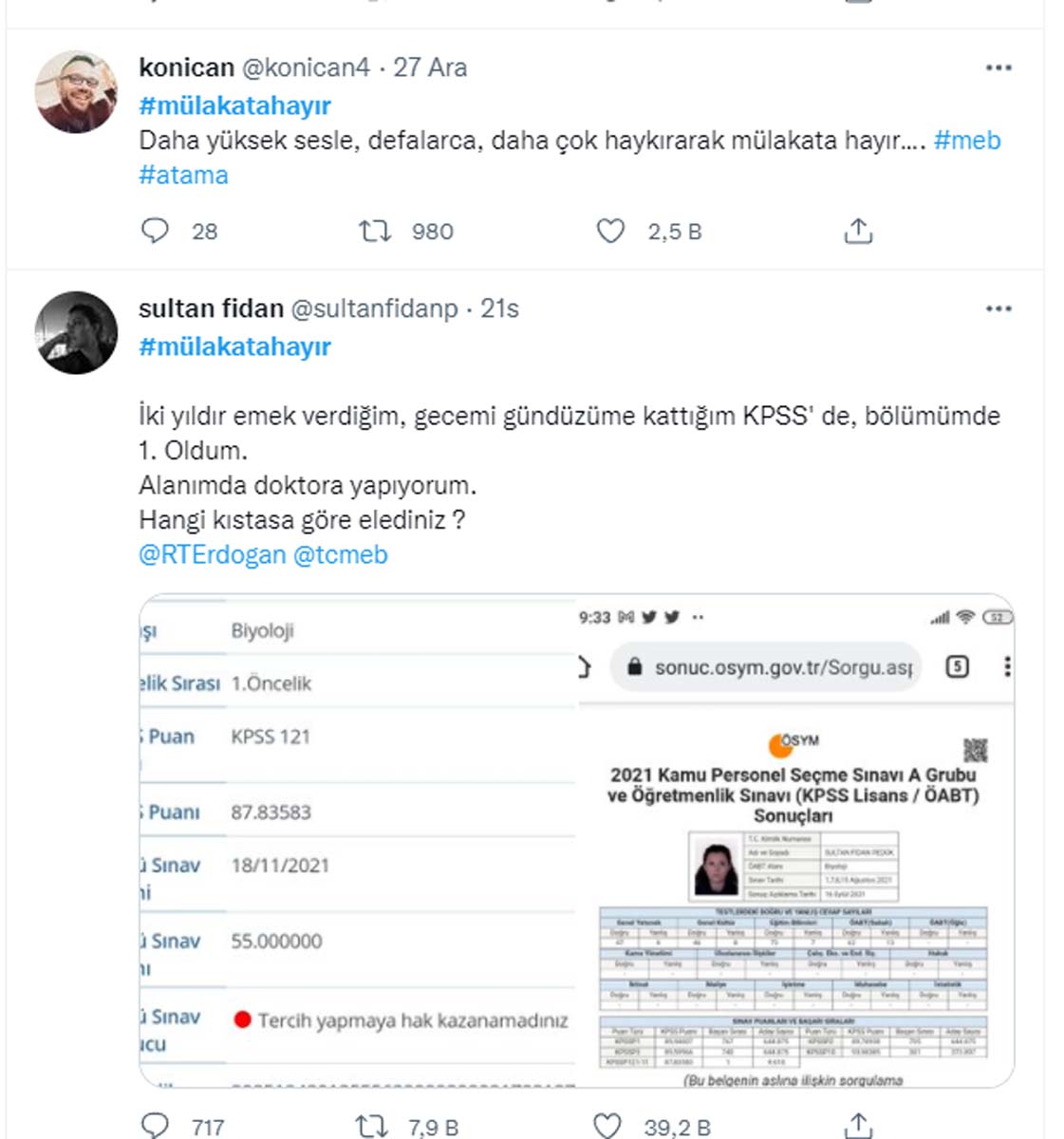 Sosyal medya tek ses oldu! KPSS'den yüksek puan alıp mülakatta elenen adaylar isyan etti! Sesimizi duyan yok mu?