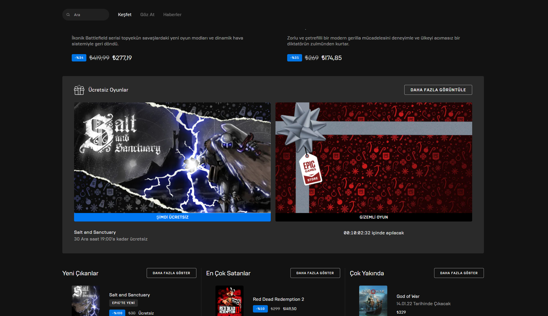 29 Aralık Epic Games ücretsiz oyunu hangisidir? Epic Games ücretsiz oyun uygulaması nedir, nasıl alınır?