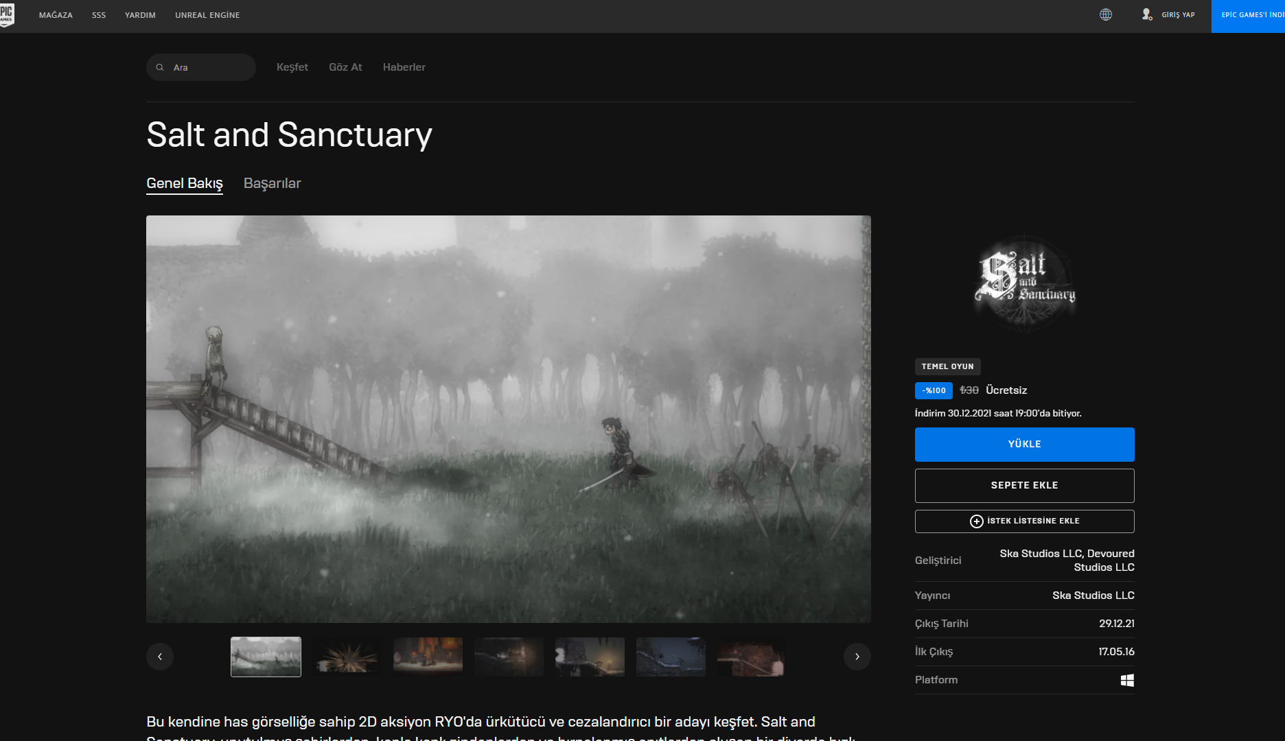 29 Aralık Epic Games ücretsiz oyunu hangisidir? Epic Games ücretsiz oyun uygulaması nedir, nasıl alınır?