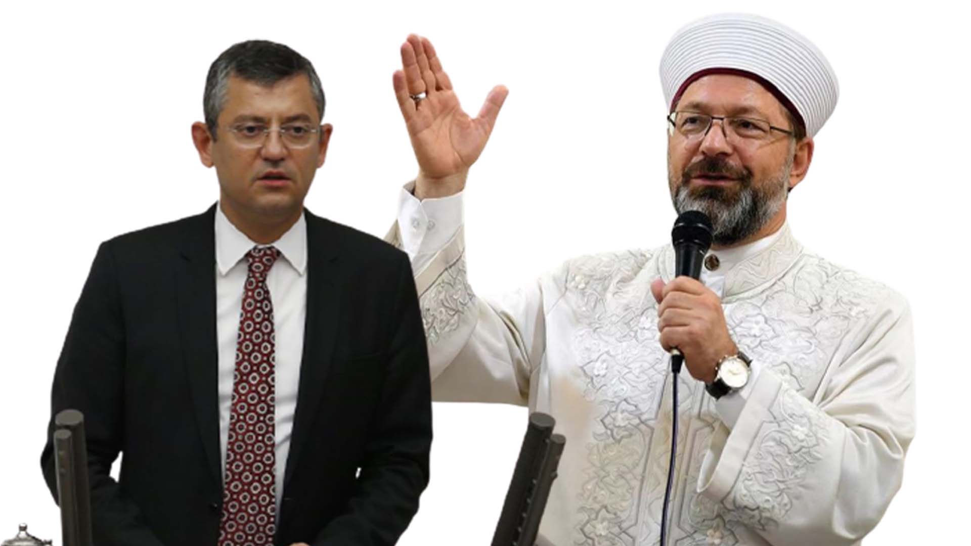 Kur'an kurslarını Orta Çağ zihniyeti olarak gördü! Diyanet İşleri Başkanı Ali Erbaş'tan CHP'li Özgür Özel'e manidar cevap 