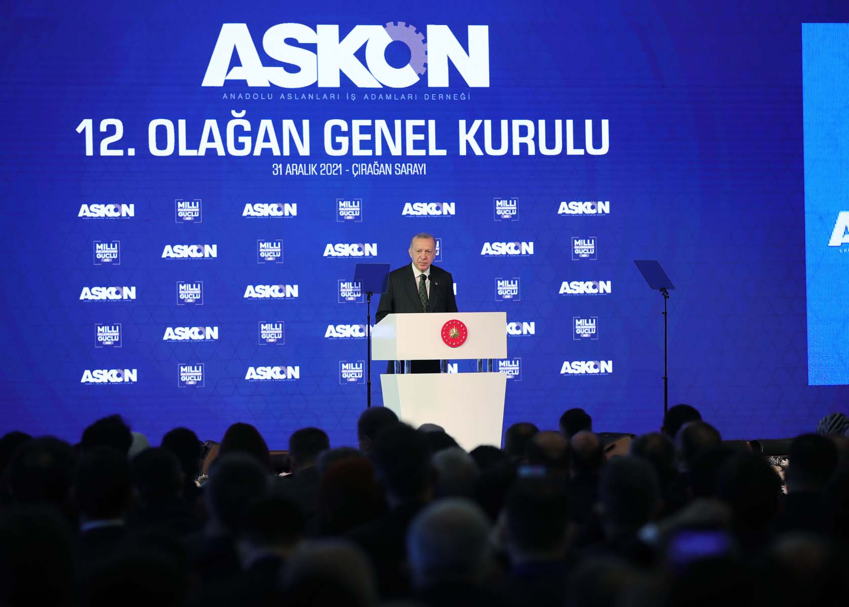 Cumhurbaşkanı Erdoğan ASKON Genel Kurulu'nda konuştu! Döviz kuru, enflasyon ve fahiş fiyat açıklaması! Tarih verdi