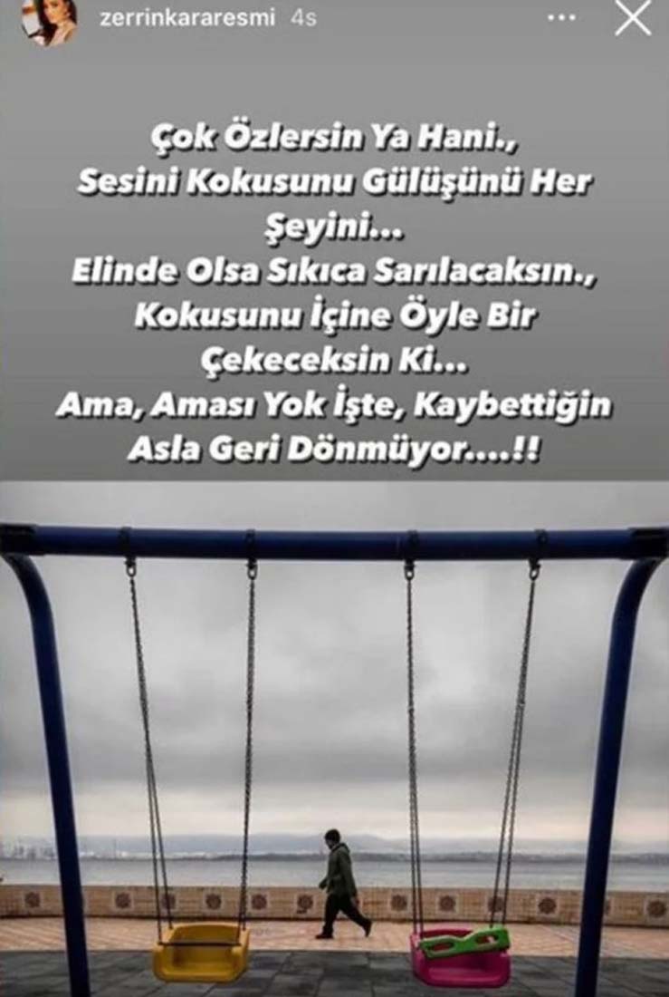 Eymen Kara'yı ezen halası Zerrin Kara'dan çocuk parkında dikkat çeken paylaşım: Kaybettiğin geri dönmüyor