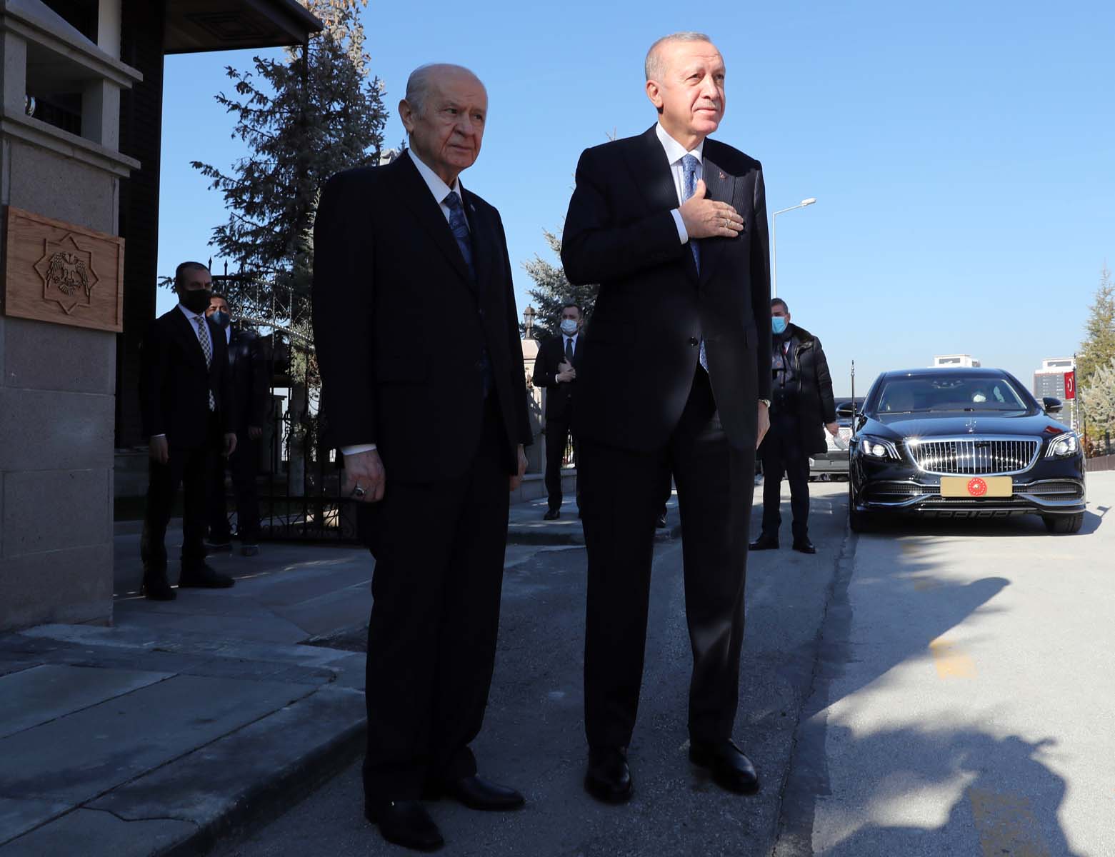 Son dakika | Cumhurbaşkanı Erdoğan, Devlet Bahçeli'yi ziyaret etti! İşte ziyaretten fotoğraflar...