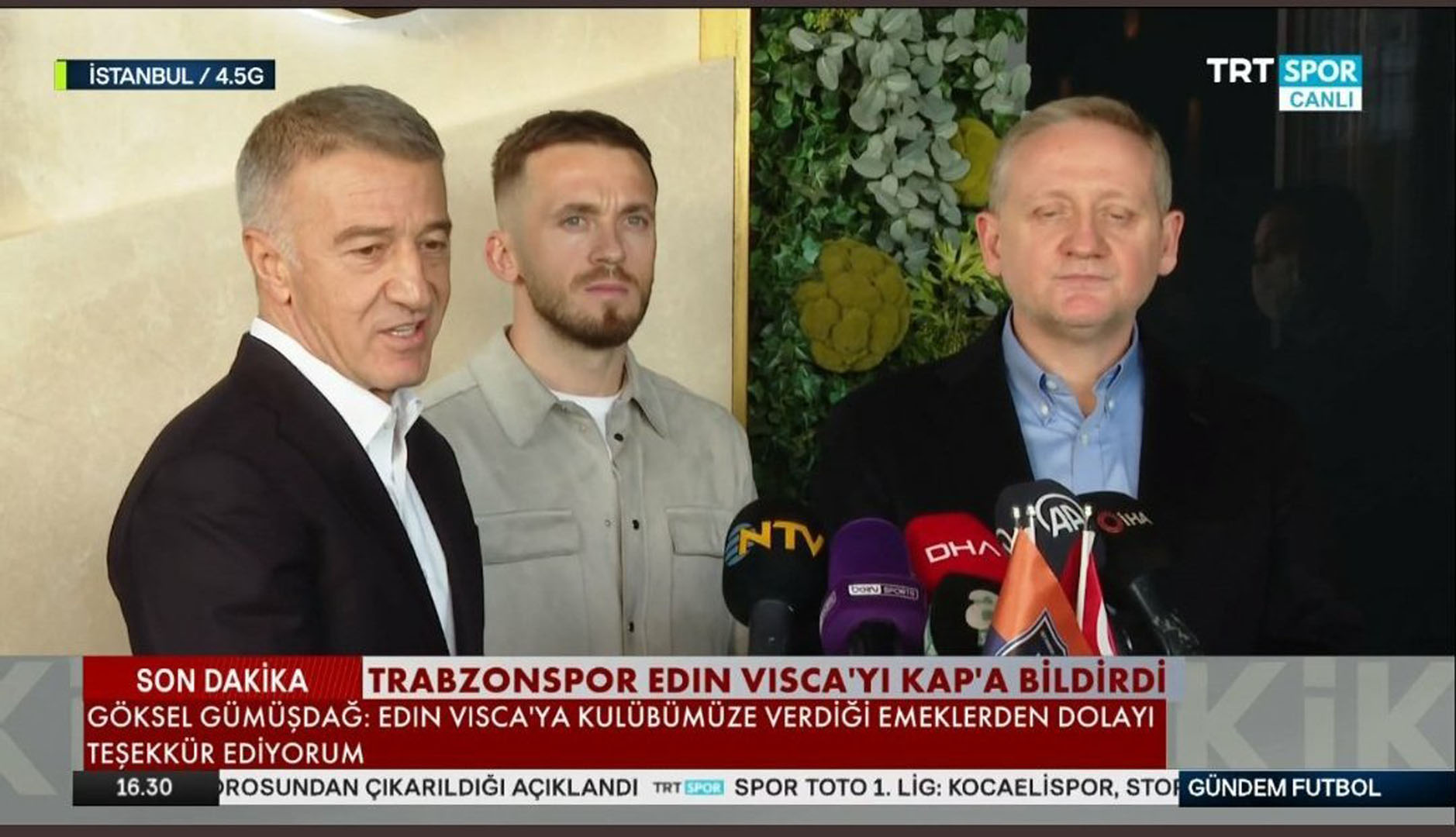 Son dakika! Yılın transferi KAP'a bildirildi! Edin Visca resmen Trabzonspor'da!