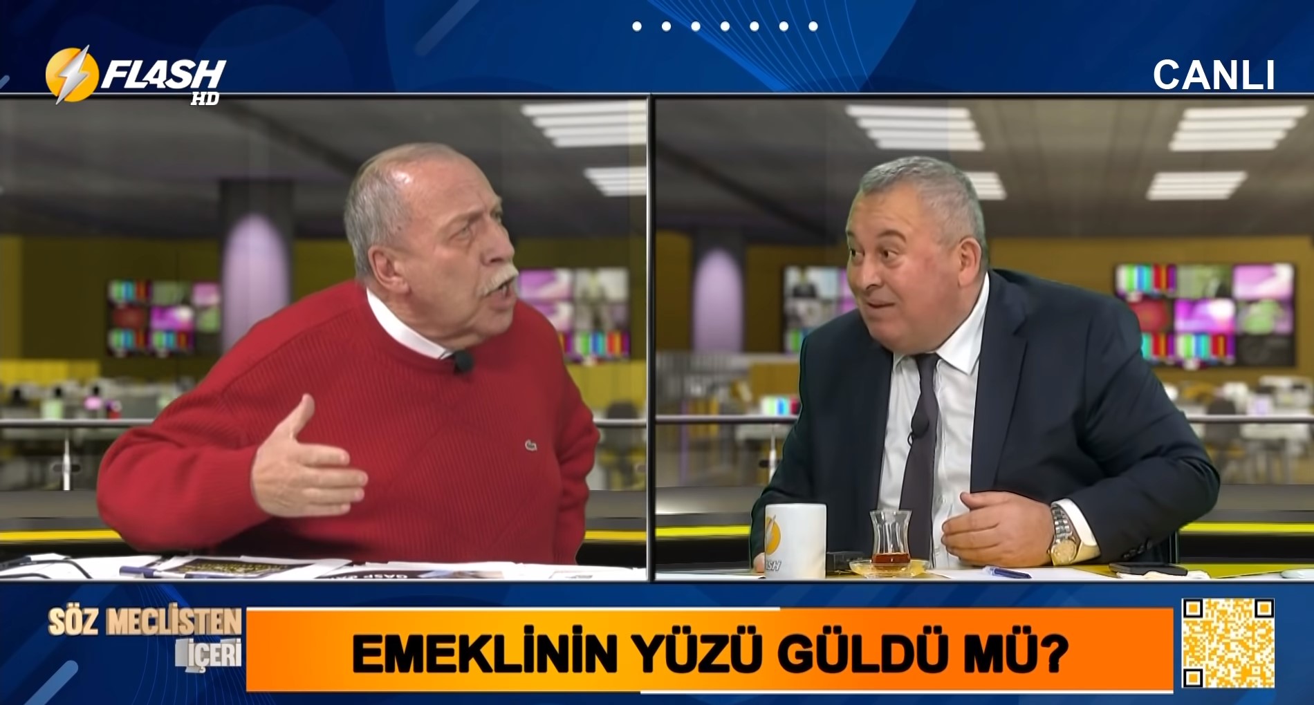 Cemal Enginyurt ve Yaşar Okuyan canlı yayında birbirine girdi! Bu işin katili sensin, Ben bu ülkede bakanlık yaptım sen kimsin?