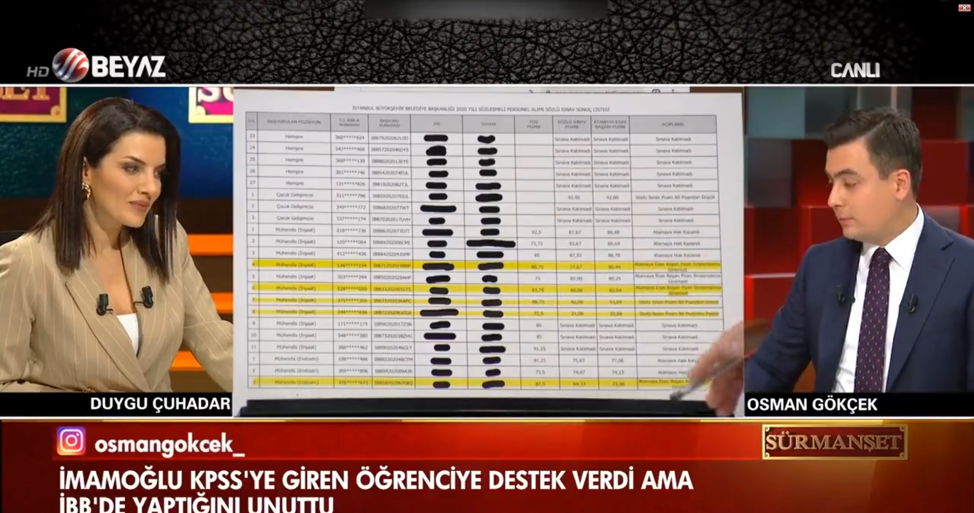KPSS'deki mülakat haksızlığına destek vermişti! Ekrem İmamoğlu ne derse tersini yapıyor! Personel alımında yüksek puanlı adayları elediler
