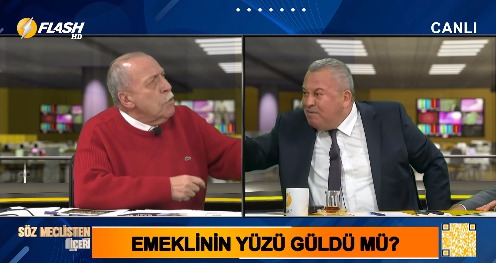 Cemal Enginyurt ve Yaşar Okuyan canlı yayında birbirine girdi! Bu işin katili sensin, Ben bu ülkede bakanlık yaptım sen kimsin?