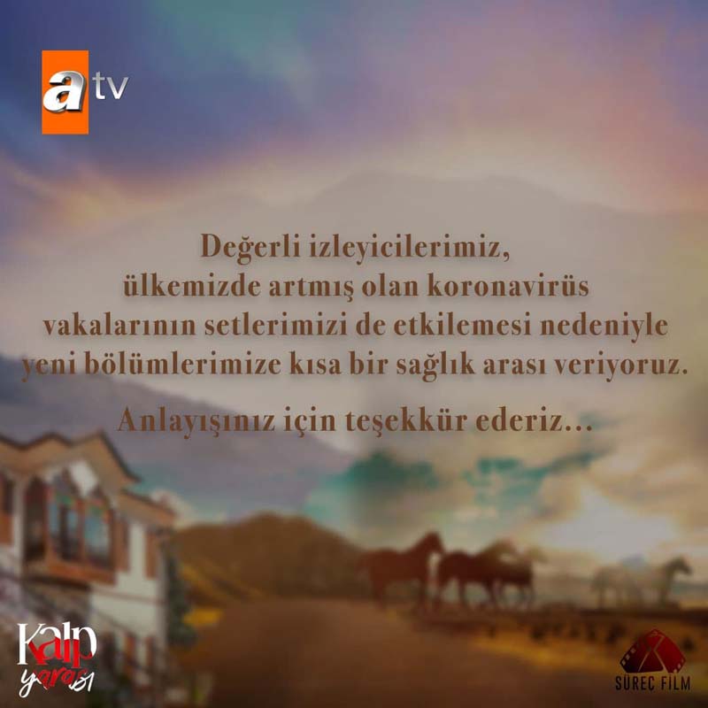 Kalp Yarası dizisinden hayranlarını üzecek haber! Resmi hesaplarından duyurdular!