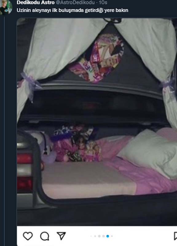 Aradığını Uzi'de bulan Aleyna Tilki aşk sarhoşu! İlk buluşmada gittikleri yer görenleri şaşırttı! Çatıya çıkıp dans etti! Odada twerk yaptı...