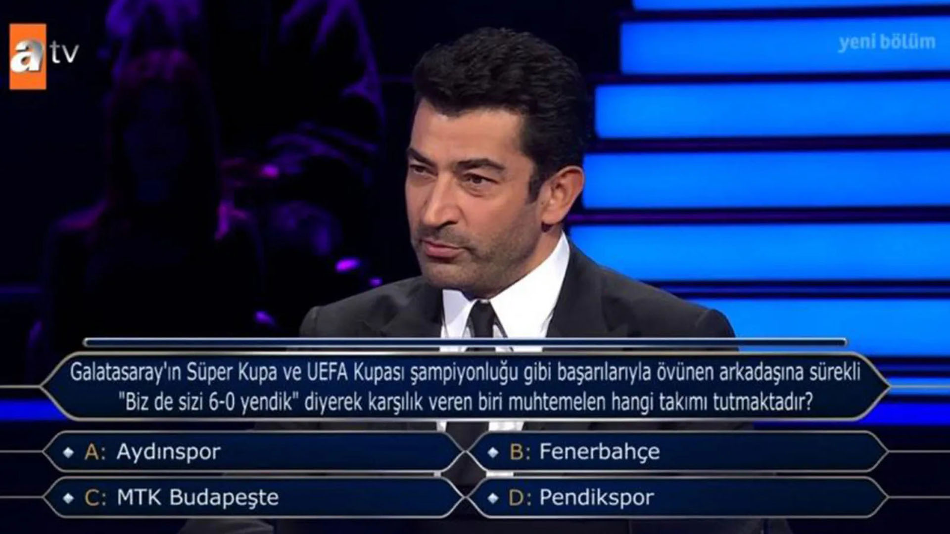 Fenerbahçe taraftarından ATV'ye tepki! Kim Milyoner Olmak İster programındaki o soru olay yarattı!
