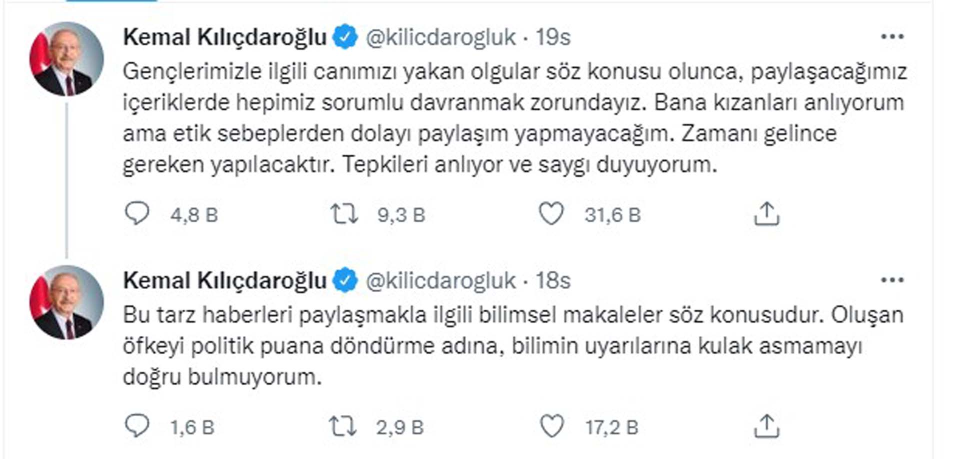 Kemal Kılıçdaroğlu'nun Enes Kara paylaşımı CHP'lileri bile çileden çıkarttı! Oy verirsem Allah belamı versin