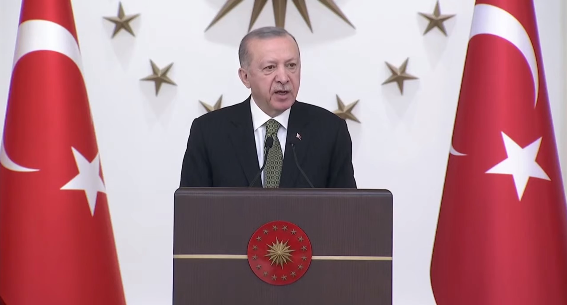 Cumhurbaşkanı Erdoğan, AB ülkelerinin Ankara büyükelçileriyle buluştu: Türkiye göç krizi ile mücadelesinde AB'den anlamlı bir destek alamadı