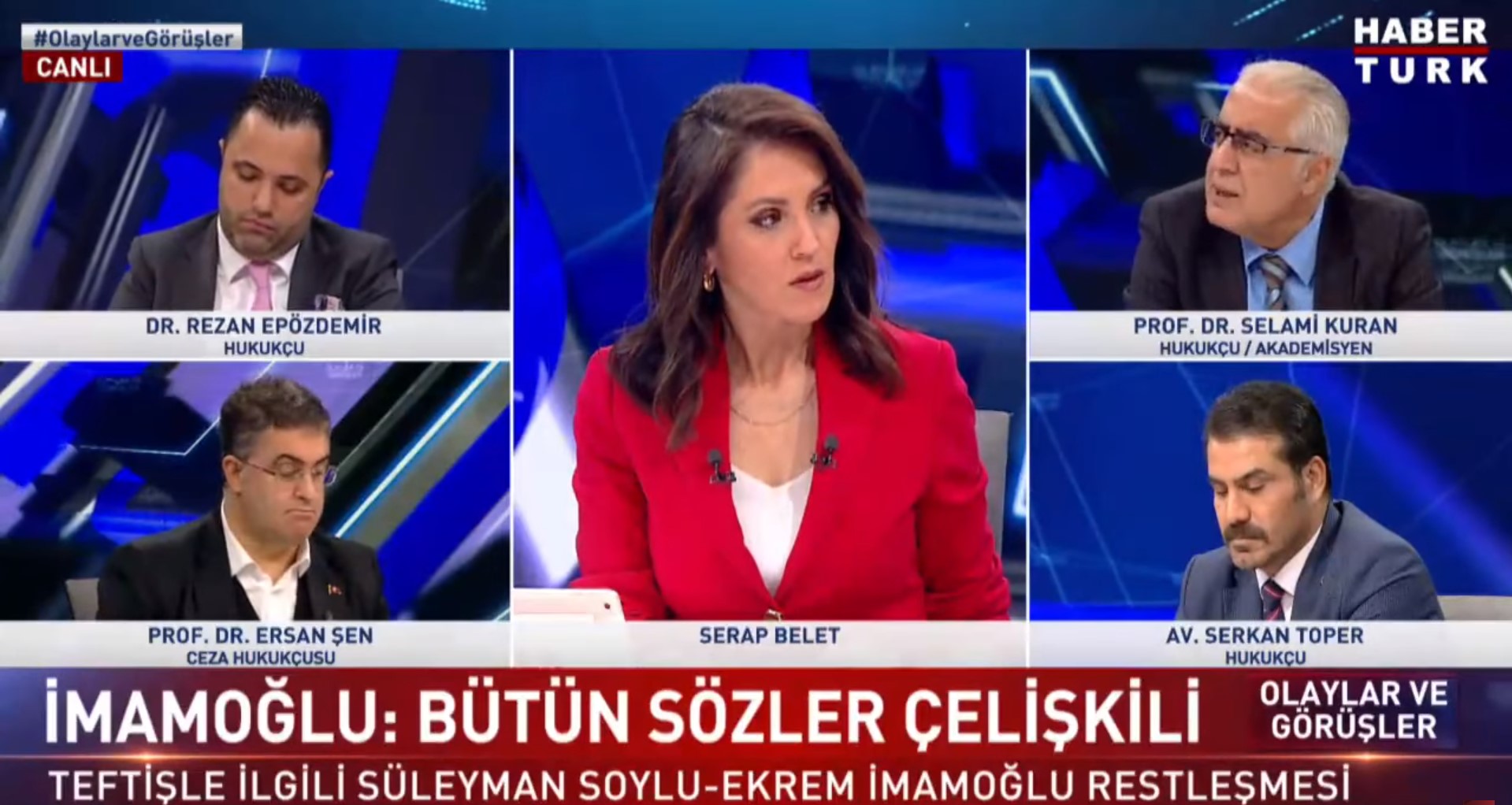 Habertürk'te hukukçular arasında masum tartışması! Masum değildir canım, suçlu değildir