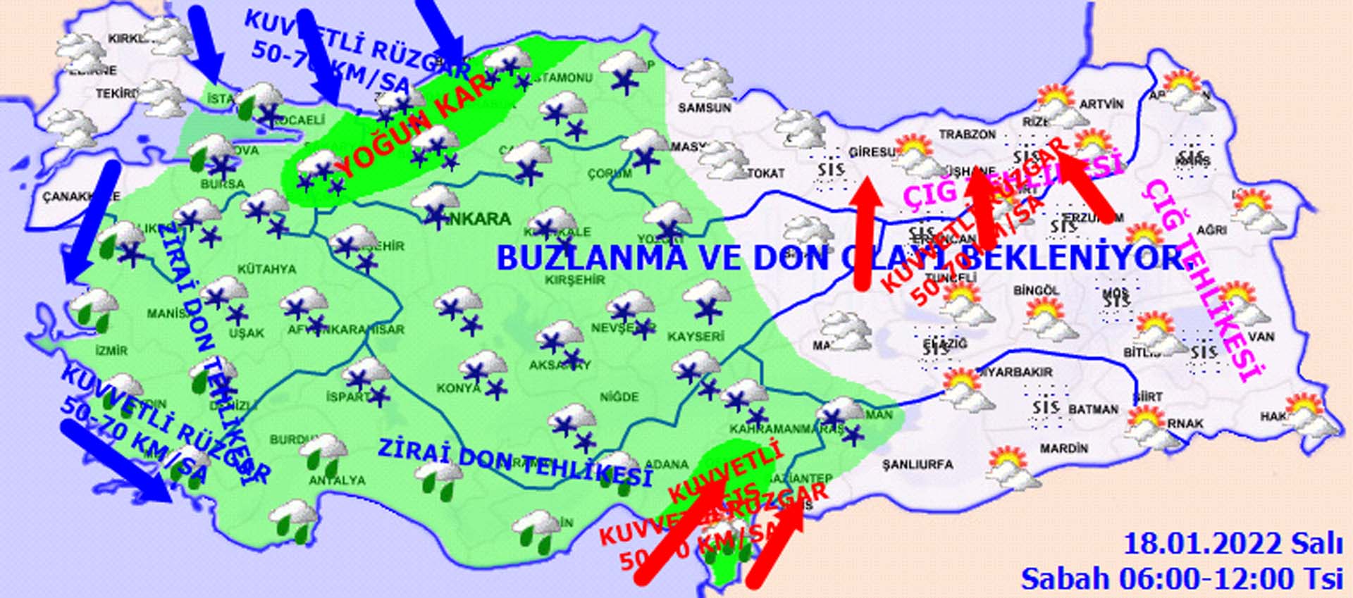 Meteoroloji'den uyarı üstüne uyarı: Kar yağışı, İstanbul ve tüm yurdu etkisi altına alacak! İşte il il hava durumu... 