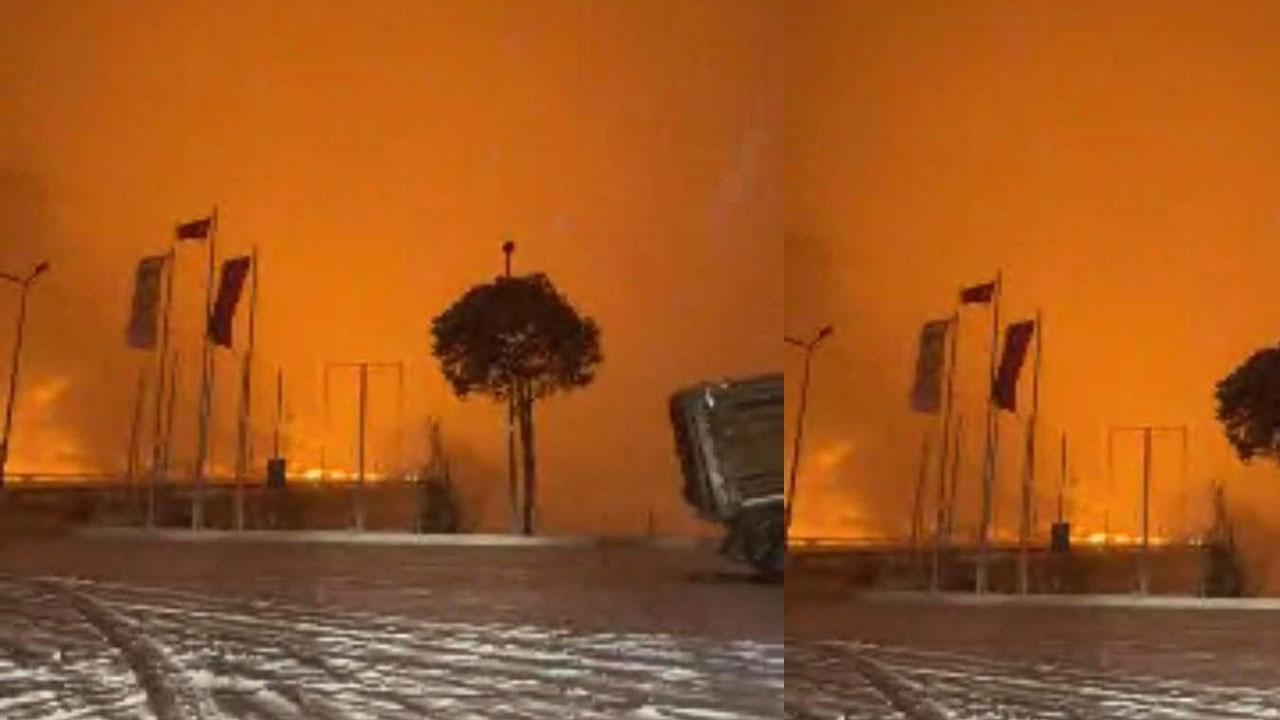 Petrol boru hattında korkutan patlama! Durumun vahameti kamerada: İşte o anlar...