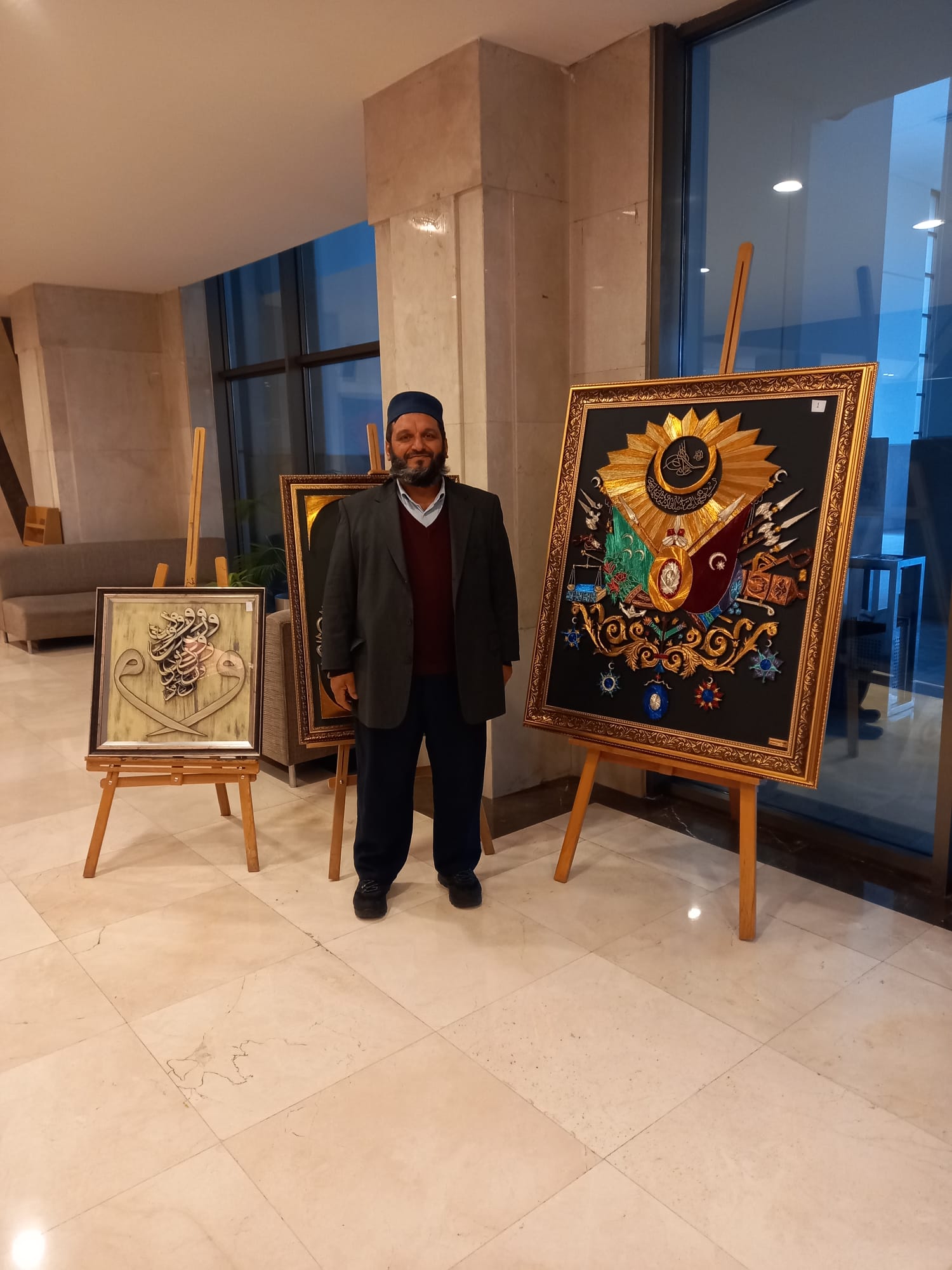 Gördüğü tablodan etkilenince filografi sanatıyla tanıştı! 70 yakın eser yapıp ilk sergisini açtı 