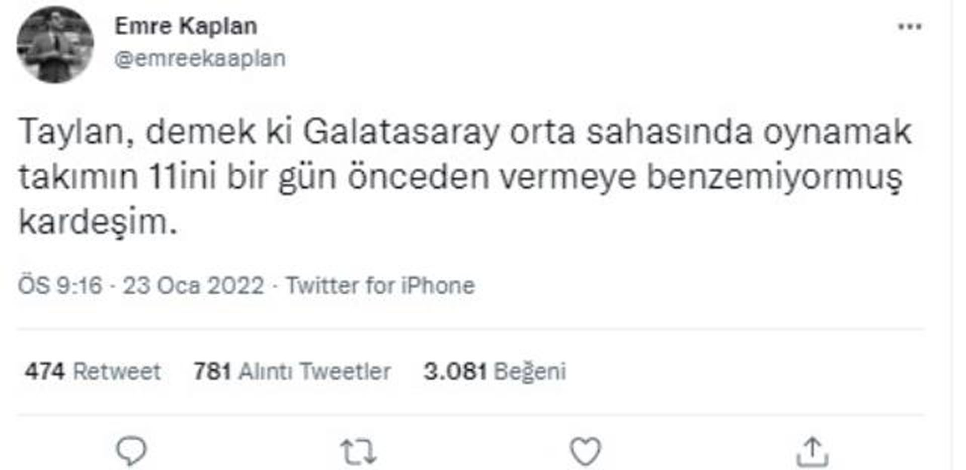 Cimbomda ortalık fena karışacak! Gazeteci Emre Kaplan'dan Taylan Antalyalı hakkında şoke eden iddia! 