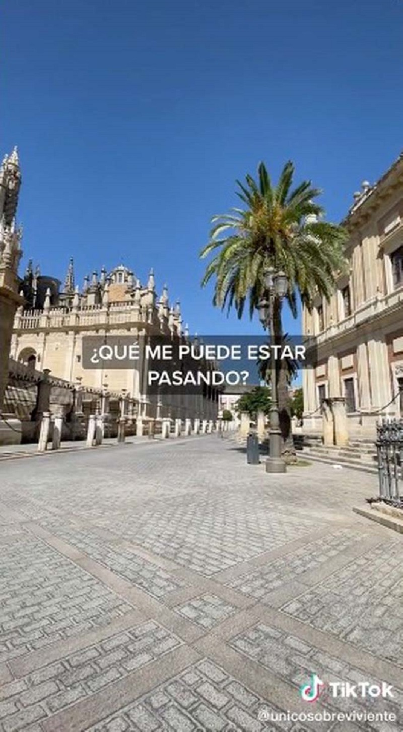 Zaman yolcusu olduğunu söyleyen TikTok kullanıcısı şoke etti! 2027 yılında seyahat ettiği yerlerden video paylaştı: Dünyada tek başıma 340. gün, şehirleri gezdim