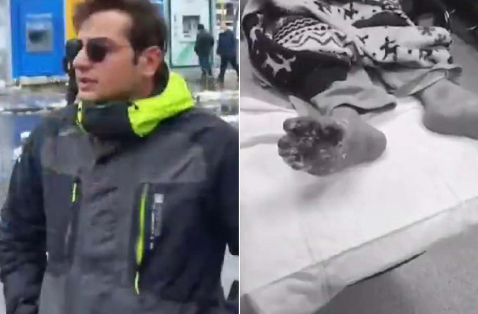 İstanbul'da Afgan gaspçı dehşeti! Elbise ve ayakkabıları çalınan Berkay Köklü, karlı havada 7-8 kilometre yürüdü! Ayaklarını kaybetme riski var