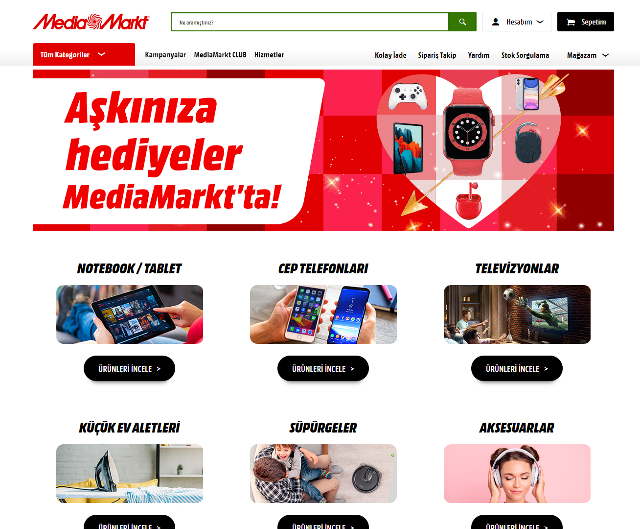 Sevgililer günü telefon kampanyaları 2022 | 14 şubat MediaMarkt, Vatan Bilgisayar, Hepsiburada