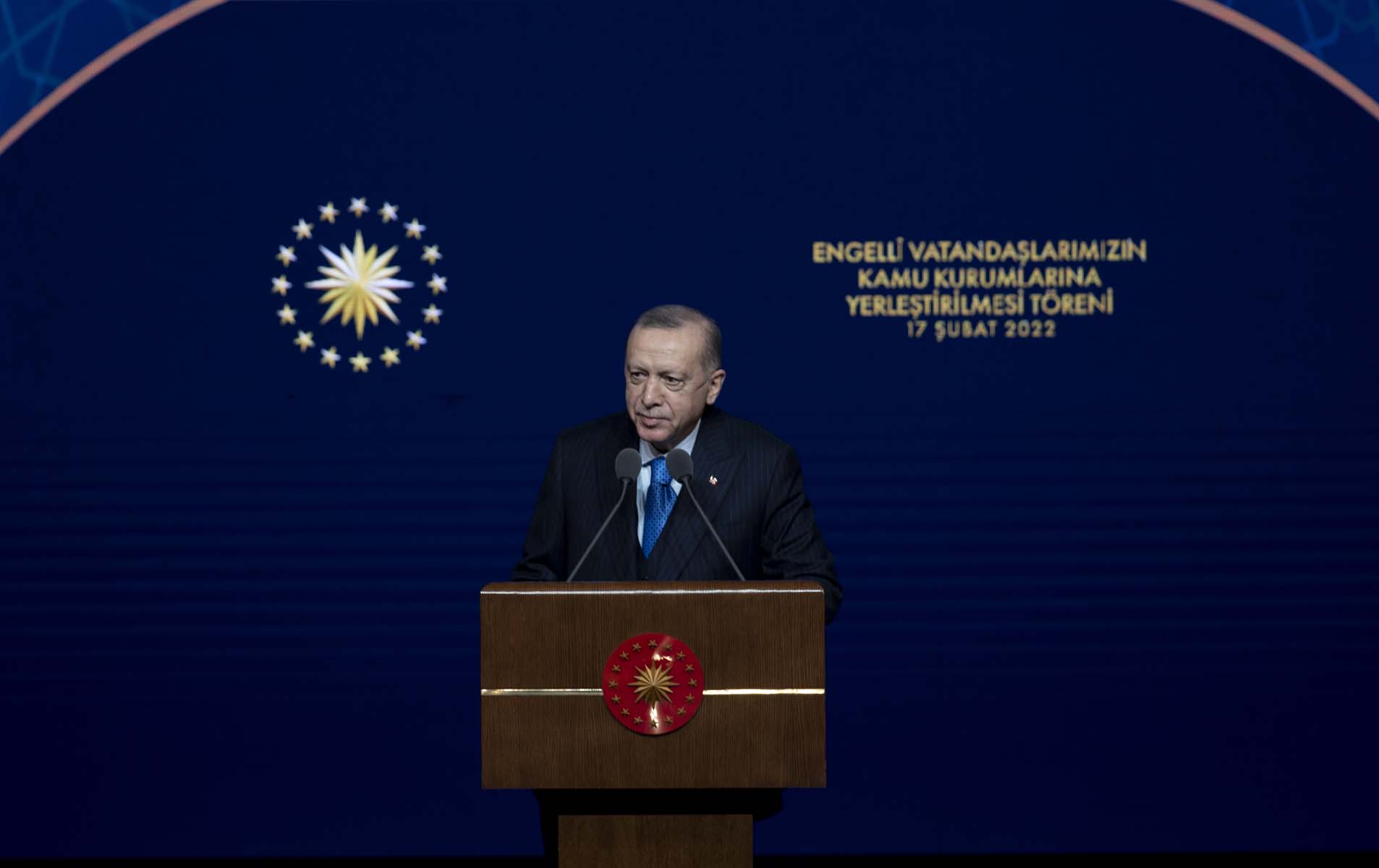 Cumhurbaşkanı Erdoğan, Engelli Memur Ataması töreninde konuştu! Faiz, döviz, enflasyon prangasını söküp atacağız