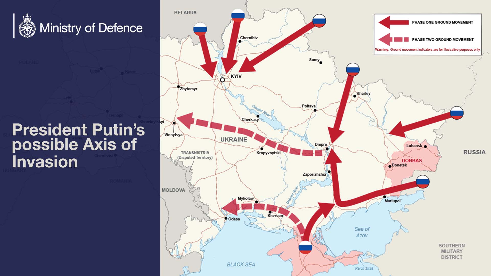 İngiltere'den dünyayı alarma geçirdi! Rusya'nın Ukrayna'yı işgal etme haritasını yayımladılar! İki aşamalı plan ortaya çıktı