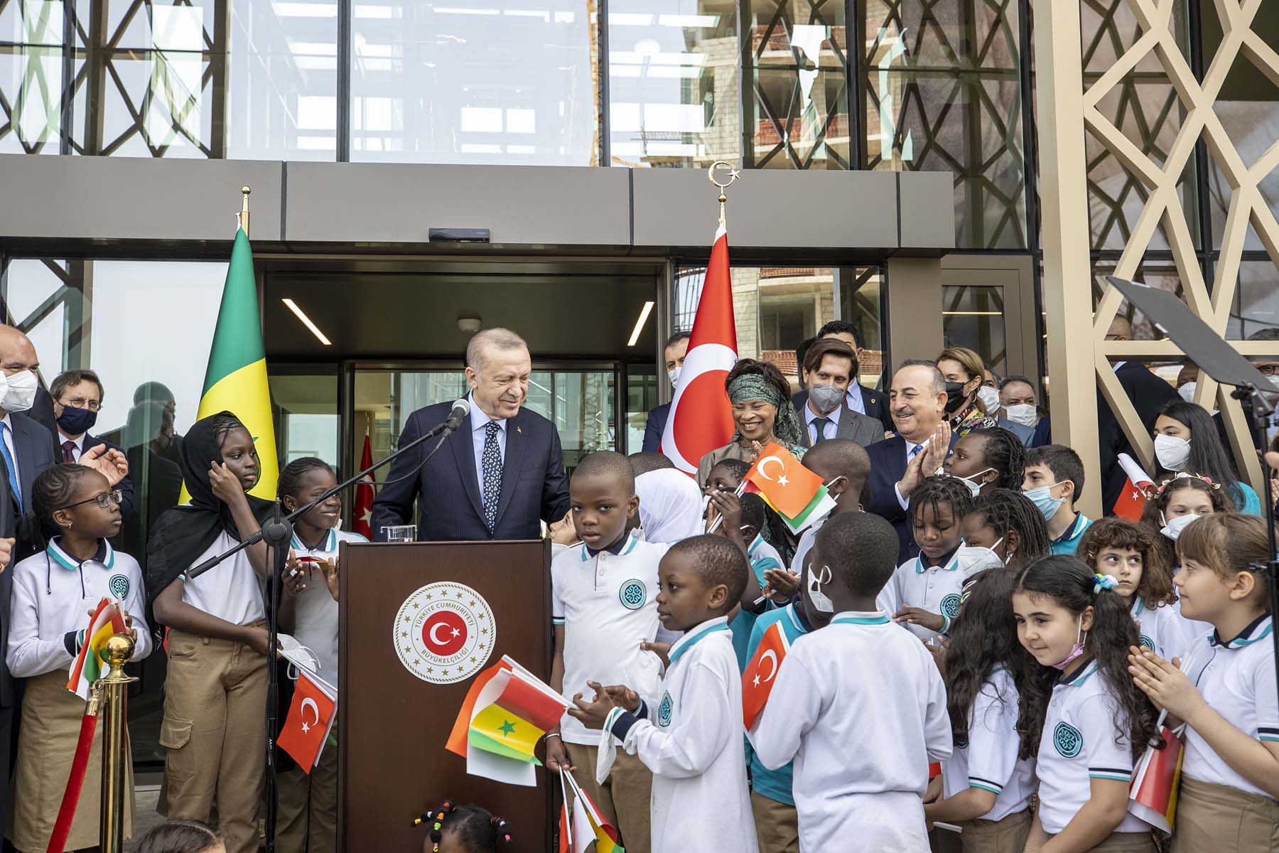 Cumhurbaşkanı Erdoğan, Senegal'de konuştu: Senegal, bizim için müstesna konumda bulunuyor