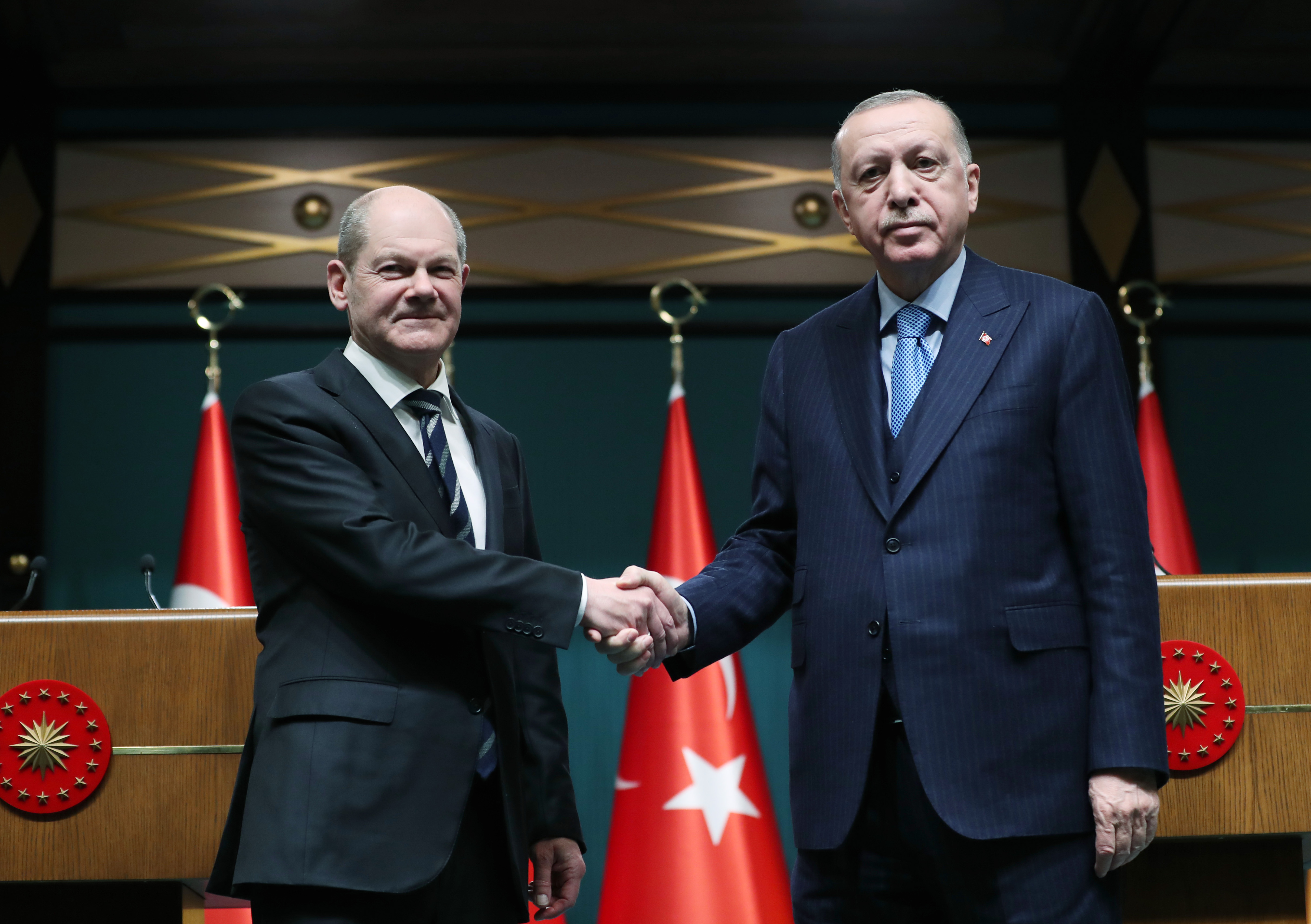 Canlı | Cumhurbaşkanı Erdoğan ve Scholz'dan ortak çağrı! Savaş bir an önce durdurulmalı!
