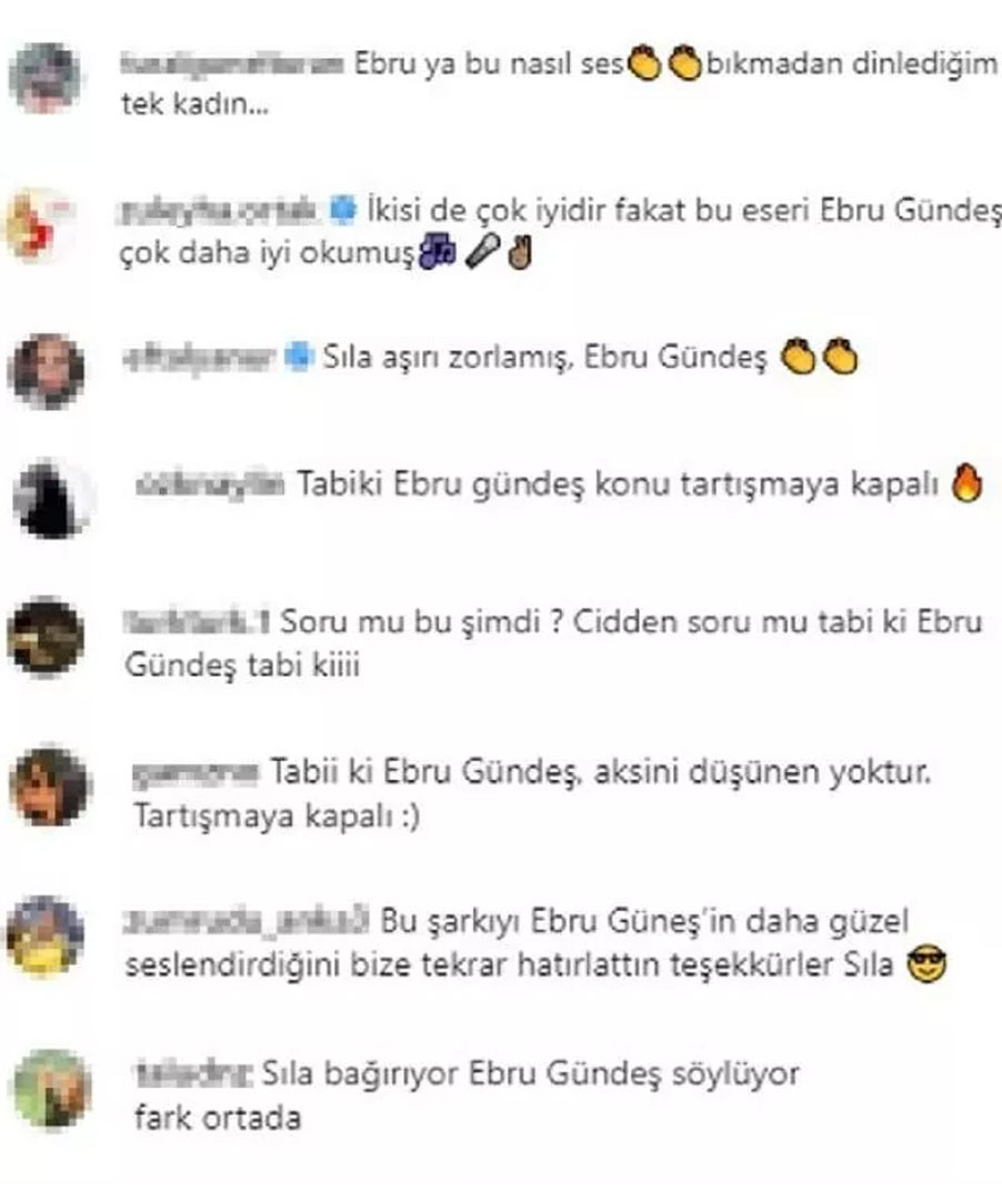 Sıla, Ebru Gündeş’in söylediği şarkıyı seslendirdi! Sosyal medya kullanıcıları tarafını seçti