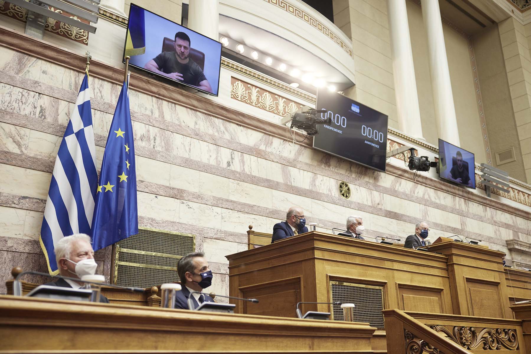 Zelenskiy'den Yunan Parlamentosu'nda skandal sözler! Binlerce Türk'ü katleden Filiki Eterya örgütüne övgüler dizdi 
