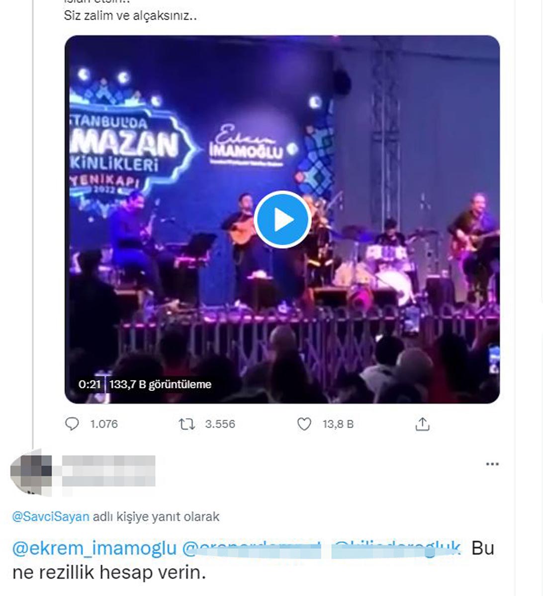 Ekrem İmamoğlu, Ramazan programını meyhaneye çevirdi! Bir tek rakı eksik! "Sizin işiniz rezillik!"