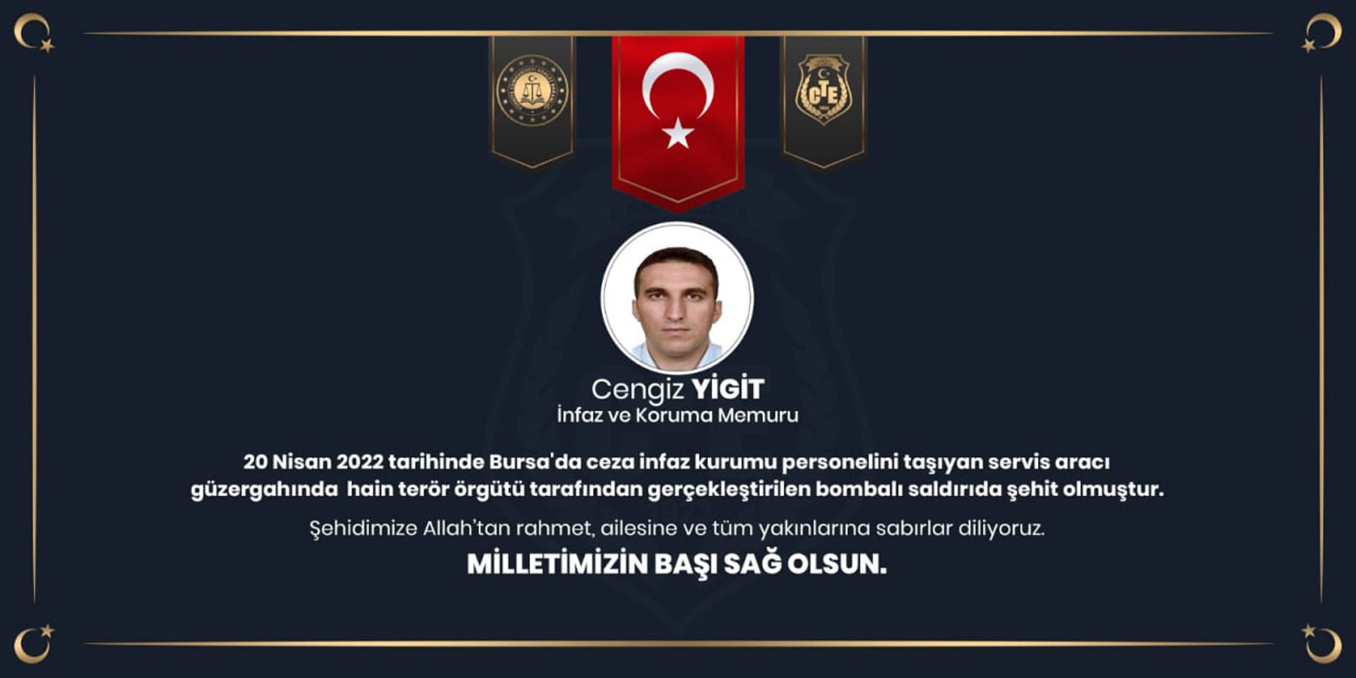 Şehit infaz koruma memuru Cengiz Yiğit kimdir? Kaç yaşında? Nereli?