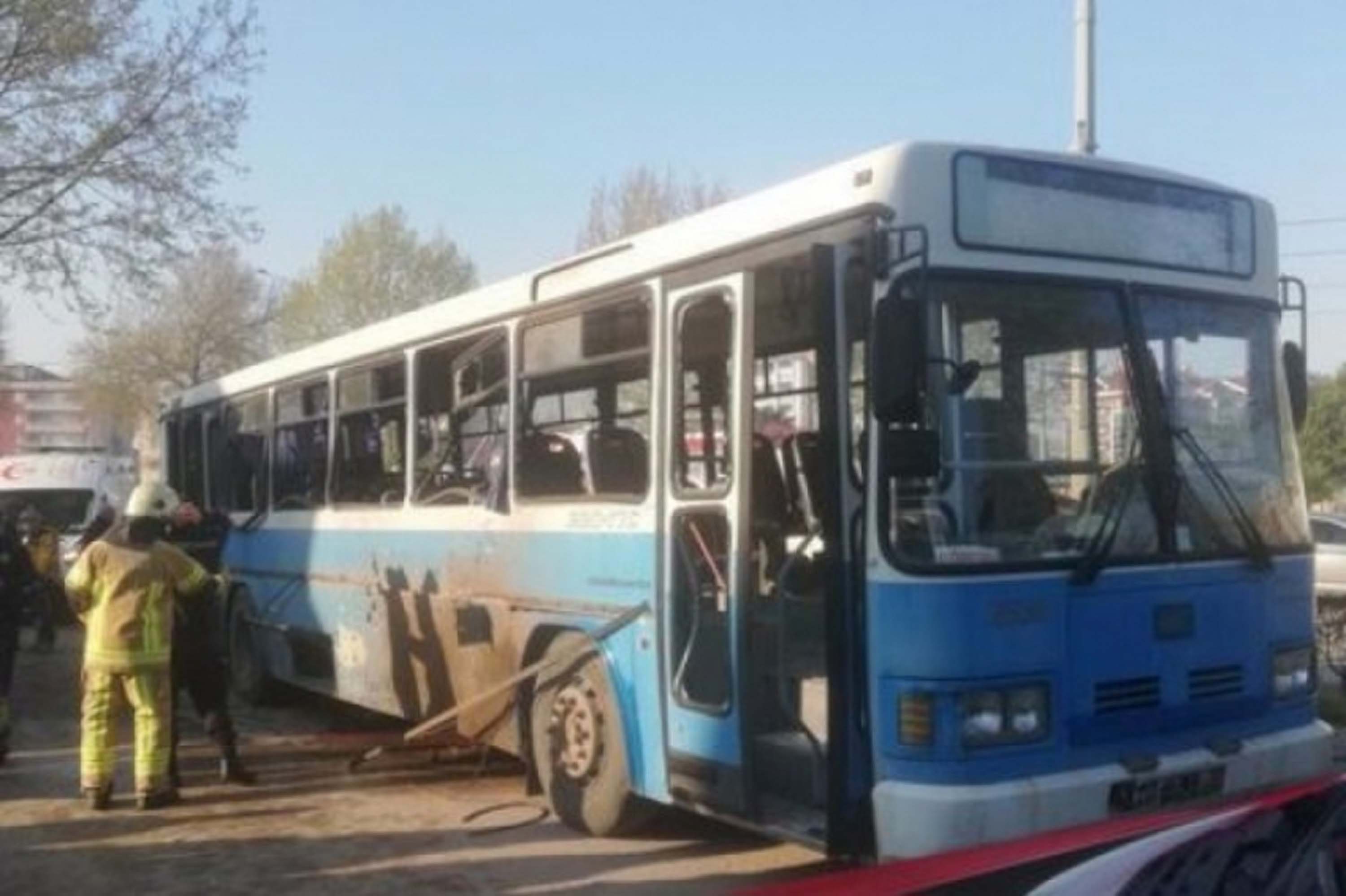 Son dakika! Bursa'da infaz koruma memurlarını taşıyan otobüste patlama! Kahreden haber geldi