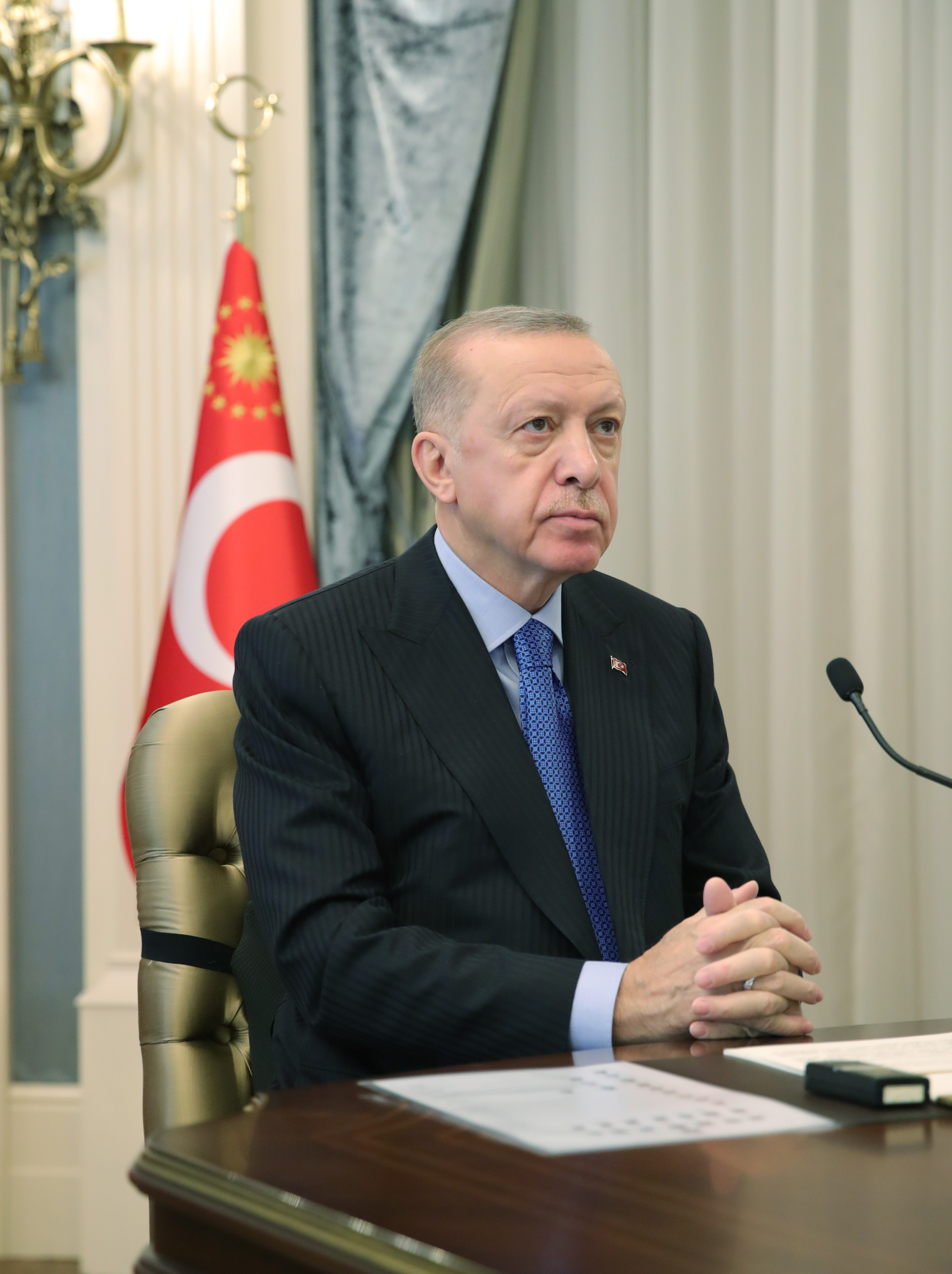 Cumhurbaşkanı Erdoğan, Mavi Vatan-2022 Tatbikatı'nda konuştu: Ordumuz en kapsamlı insani güçtür