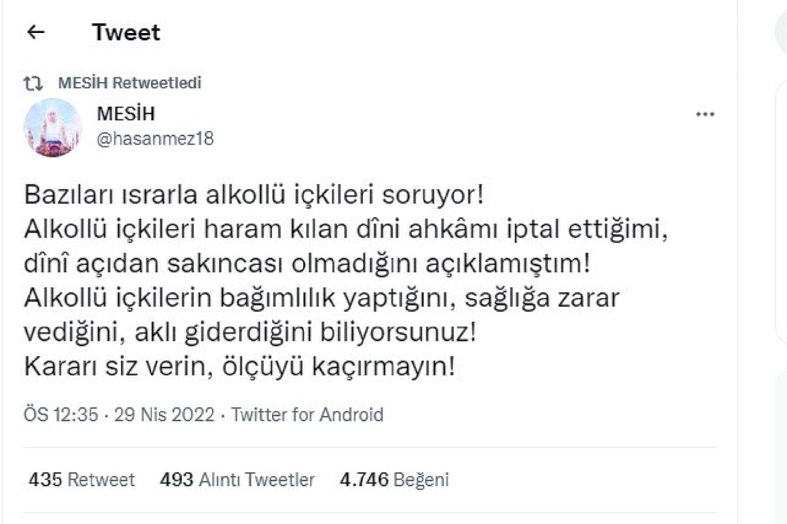 Kendini mesih gören Hasan Mezarcı haddini aştı! Alkolü haram olmaktan çıkardı! Kararı siz verin, ölçüyü kaçırmayın!