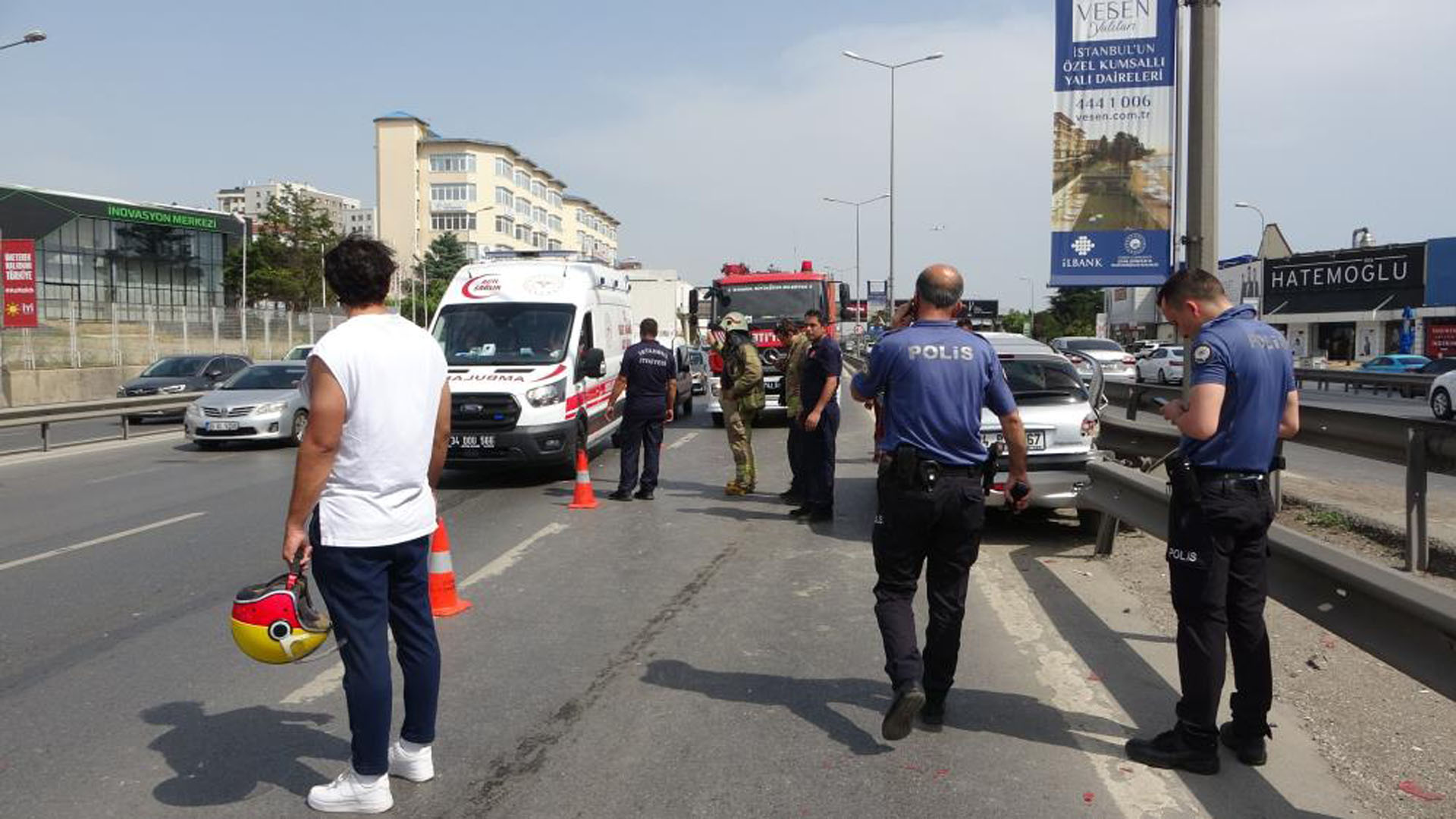 İstanbul'da feci kaza! Attığı makas pahalıya patladı!
