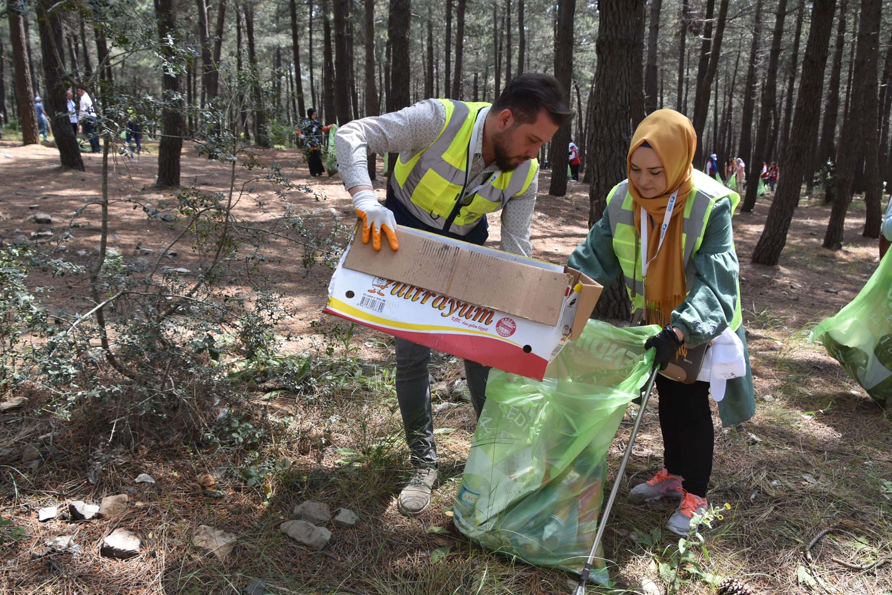 Türkiye Çevre Haftası'na özel baraj ve ormanlık alanlar temizlendi